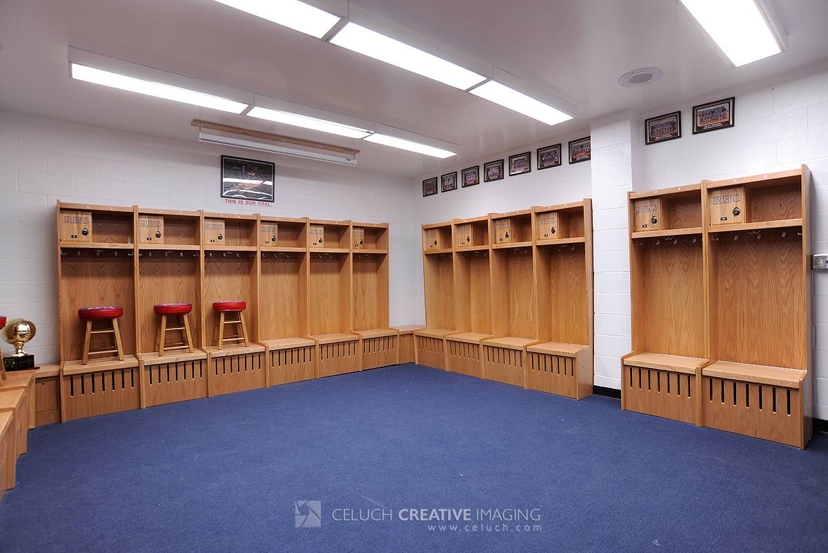 Wood Sports Locker Installations by All Wood Lockers