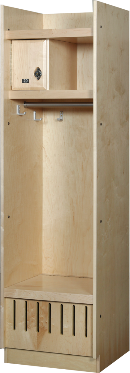 Standard Wood Lockers in Hardrock Maple